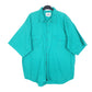 Mens Green Dockers Workwear Short Sleeve Shirt