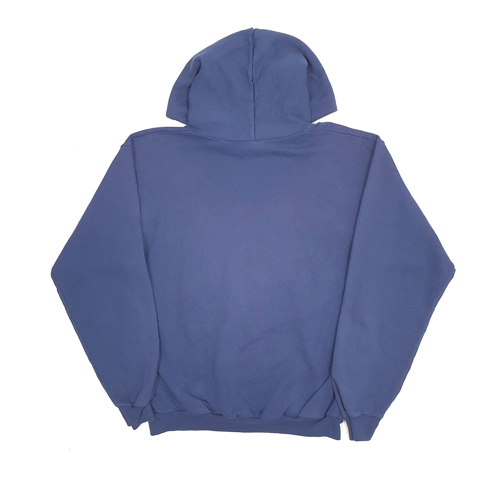 Mens Navy Port & Company Soccer Football Hoodie Jumper