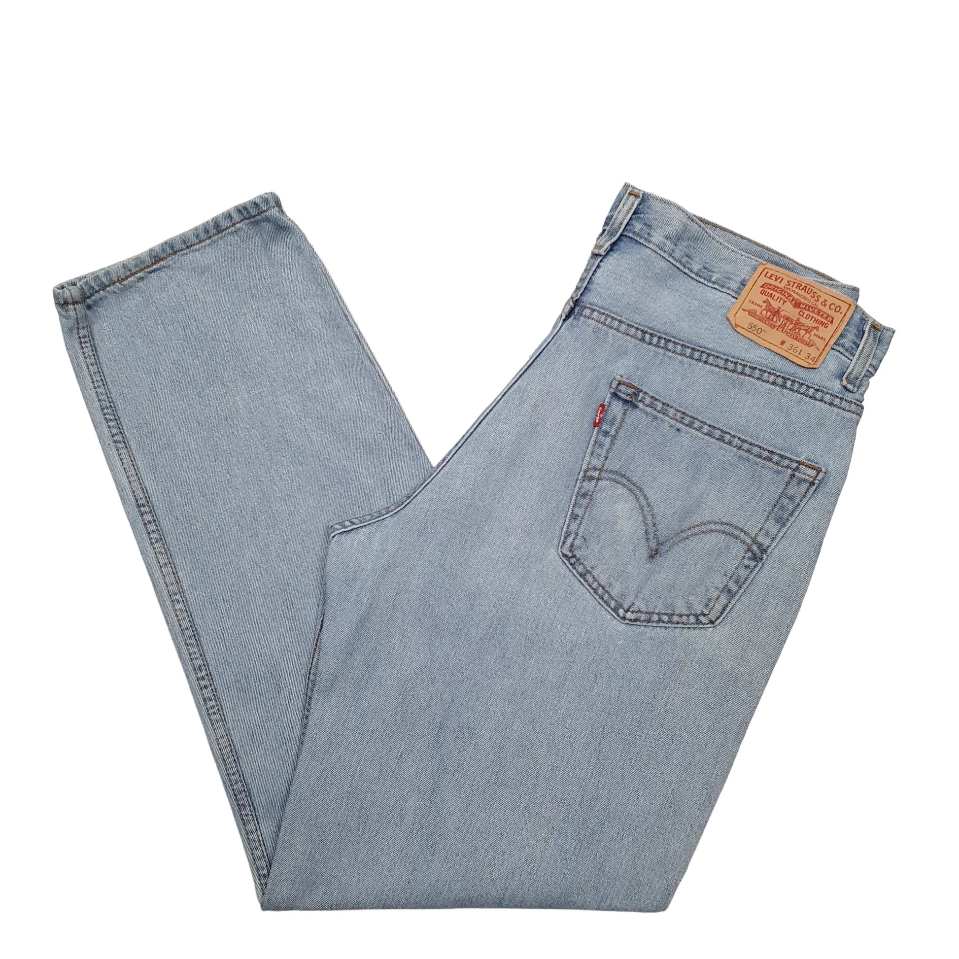 Mens Blue Levis  550 JeansW36 L34