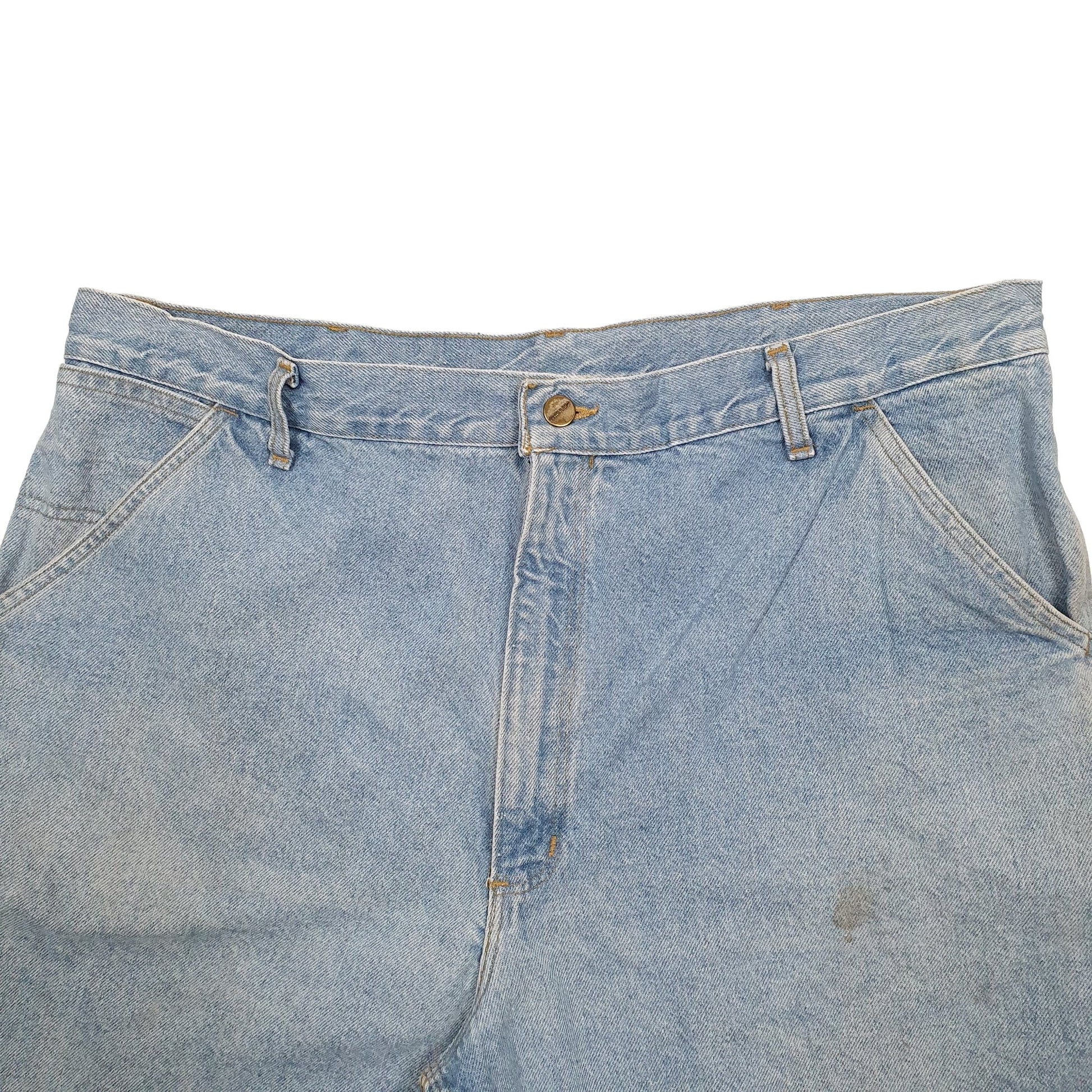 Mens Blue Carhartt Workwear B29 STW Carpenter Shorts