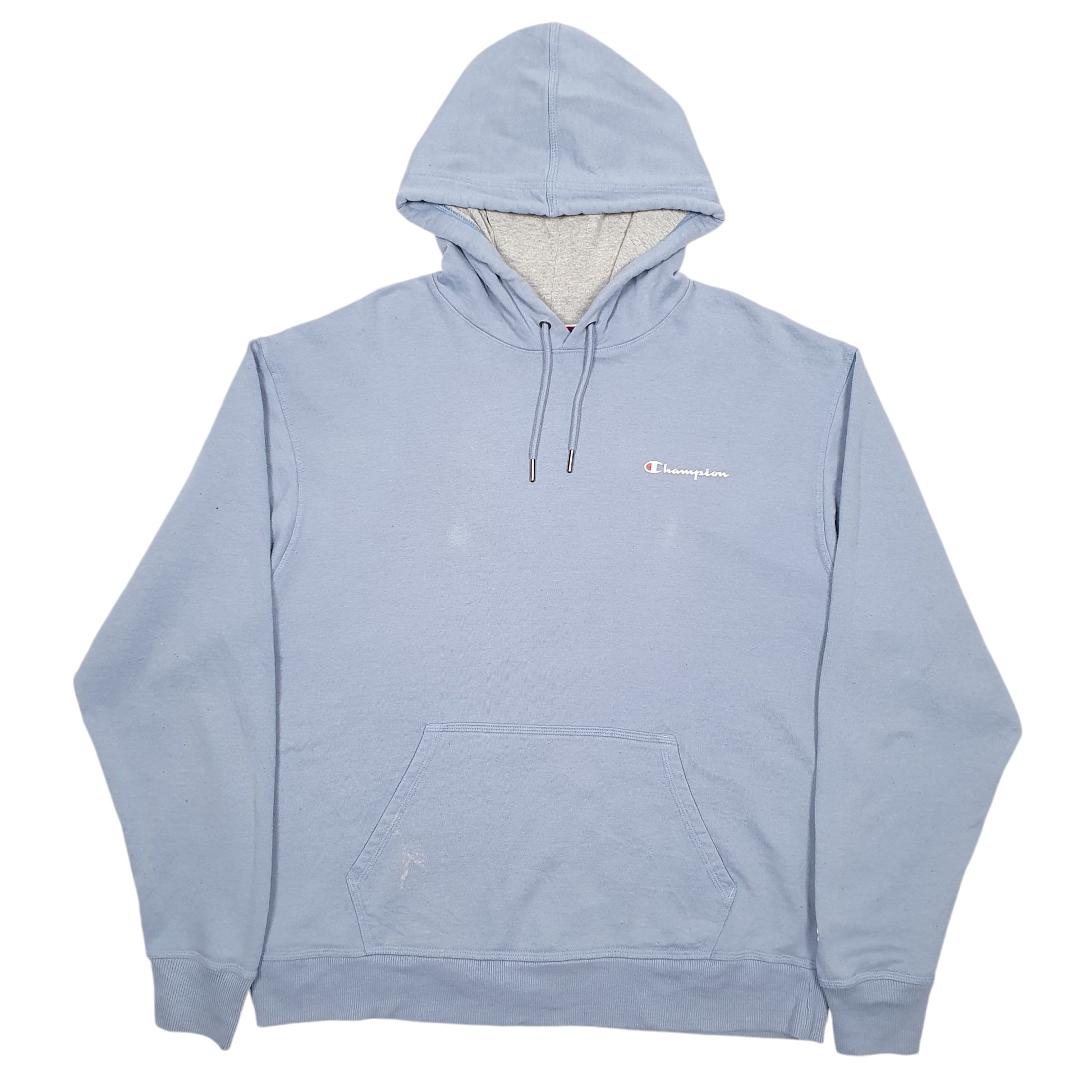 Mens Blue Champion  Hoodie Jumper