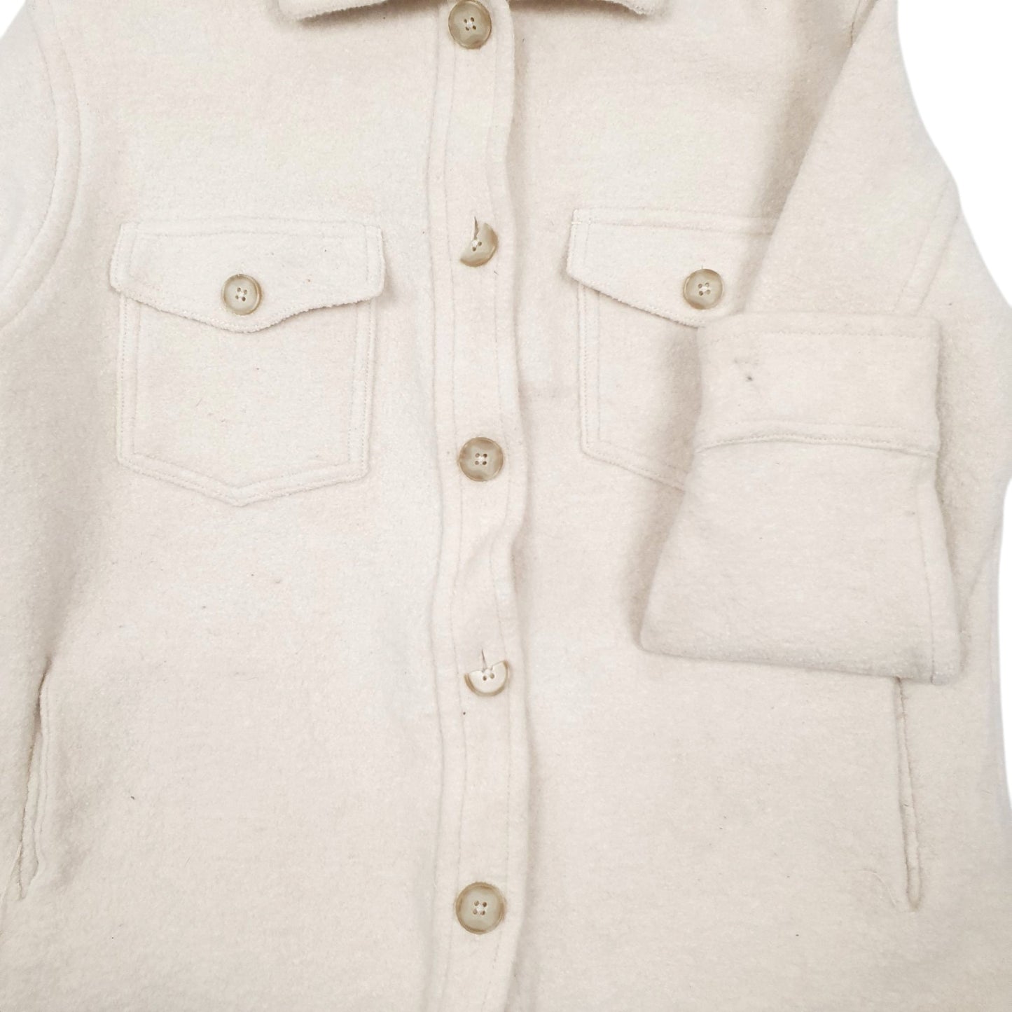 Womens Cream Wilfred Free 100% Merino Wool  Coat