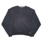 Mens Black Champion  Crewneck Jumper