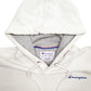 Mens White Champion Spellout Hoodie Jumper