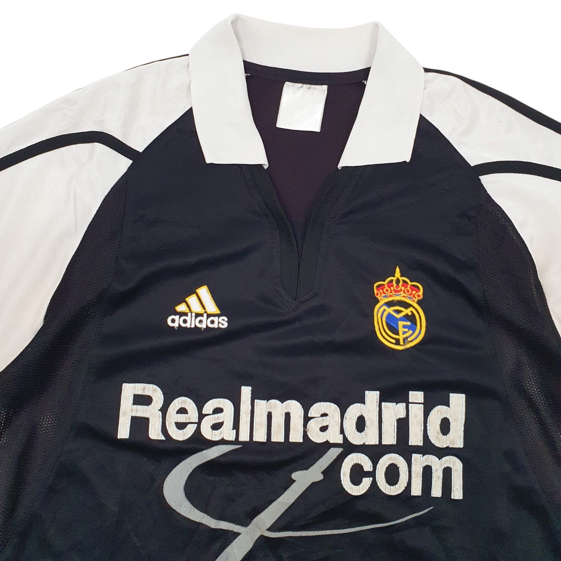 Mens Black Adidas Vintage Real Madrid Short Sleeve T Shirt