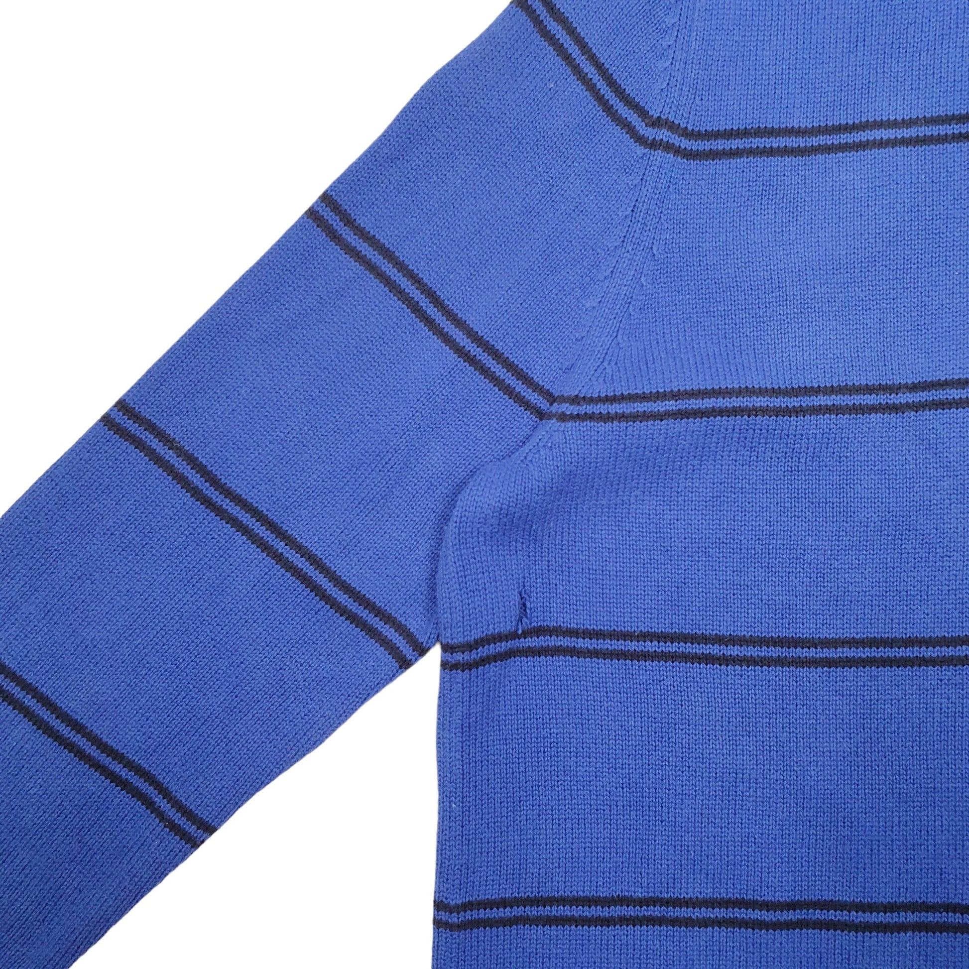 Mens Blue Nautica Knit Crewneck Jumper