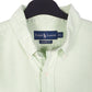 Mens Green Polo Ralph Lauren Oxford Short Sleeve Shirt