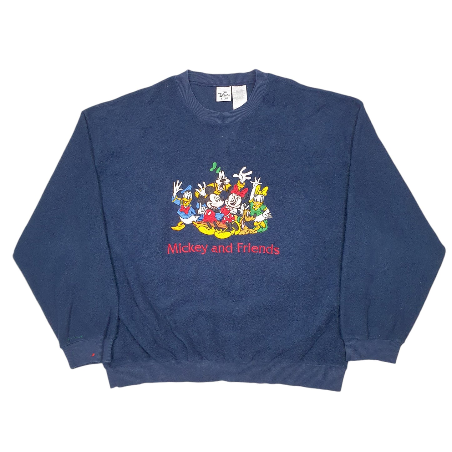 Mens Navy Disney Store Mickey Mouse And Friends Crewneck Jumper