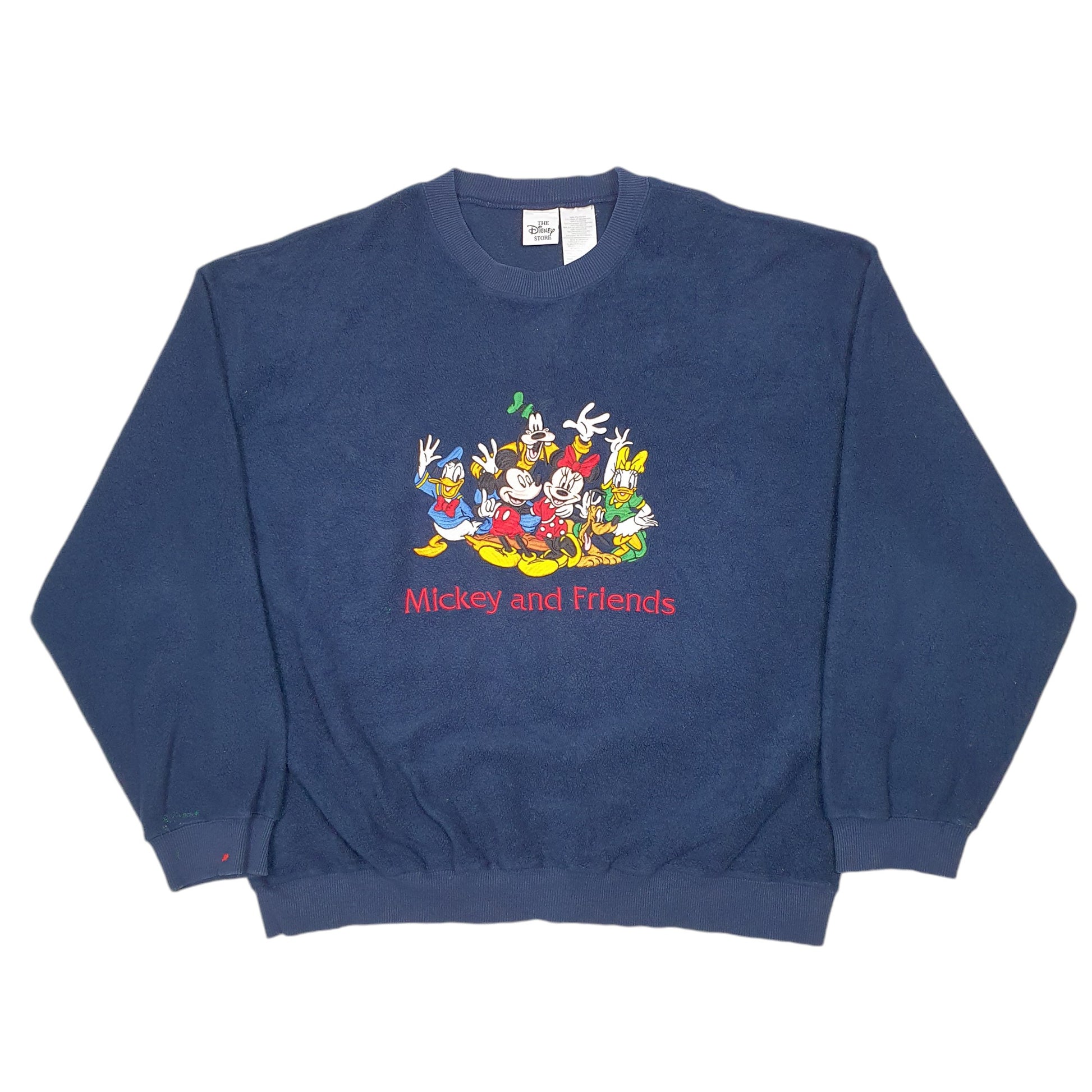 Mens Navy Disney Store Mickey Mouse And Friends Crewneck Jumper