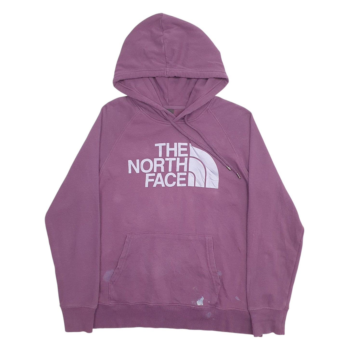 Womens Purple The North Face Spellout Hoodie Jumper