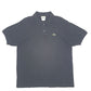 Mens Black Lacoste  Short Sleeve Polo Shirt