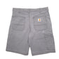 Mens Grey Carhartt Workwear Carpenter Shorts