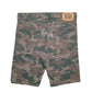 Womens Green Levis Camo Chino Shorts