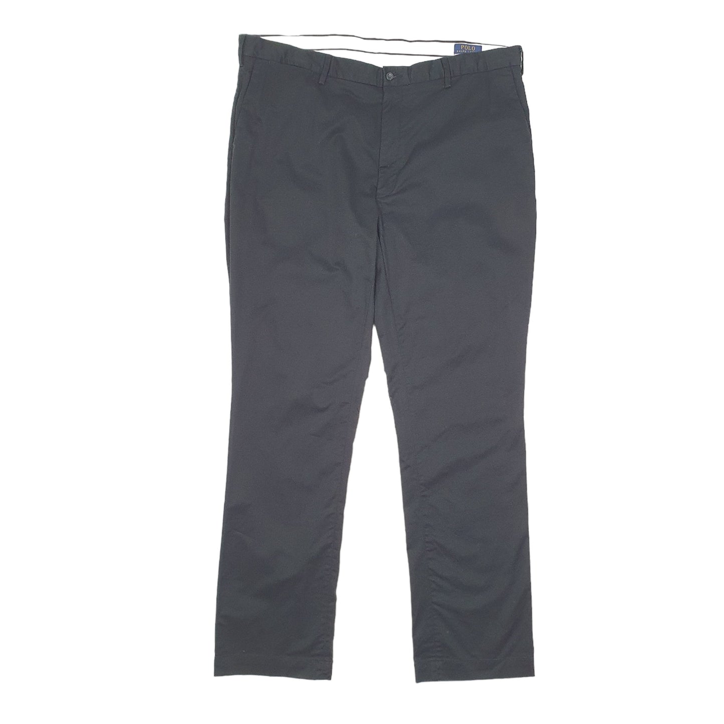 Mens Black Polo Ralph Lauren Stretch Classic Chino Trousers