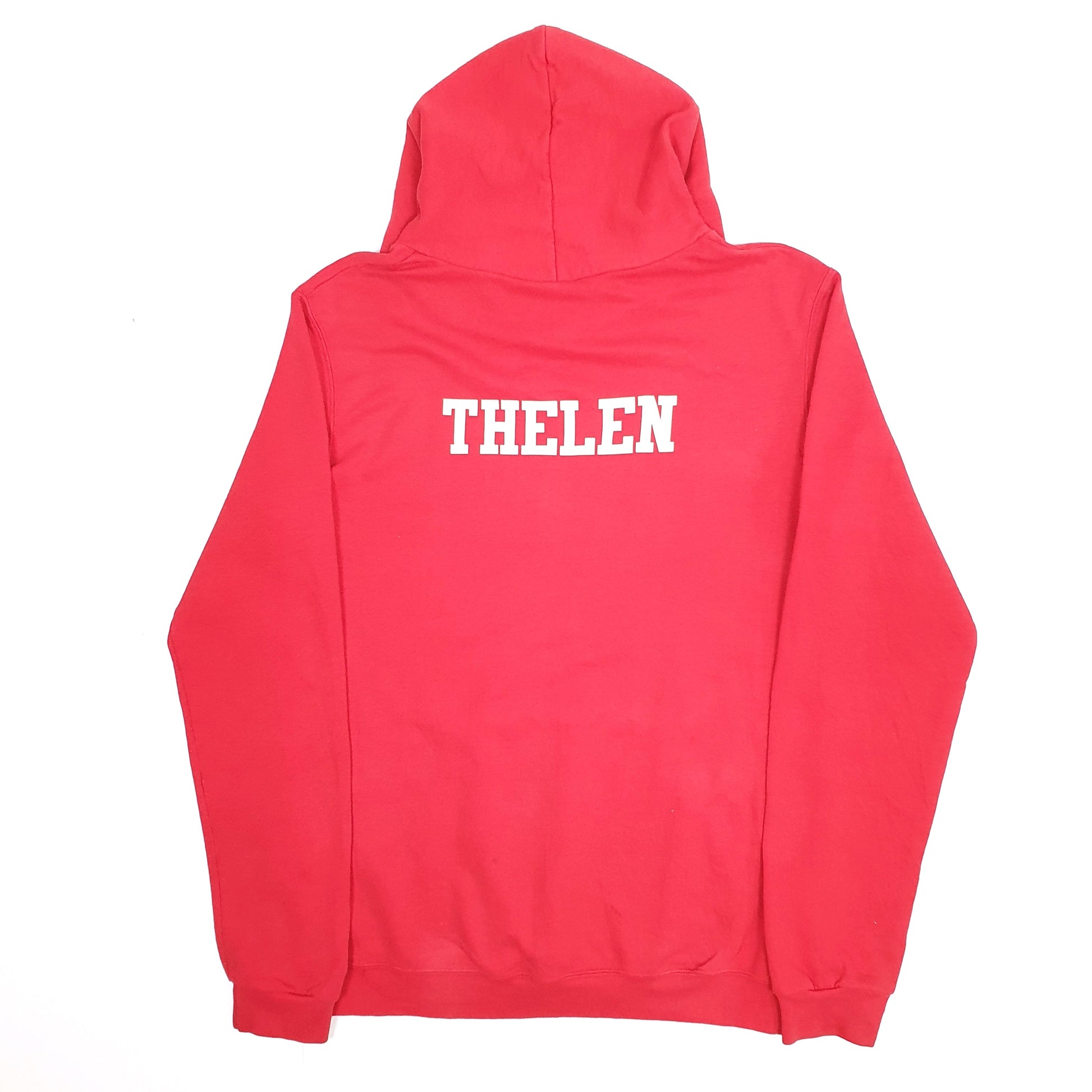 Mens Red Champion USA College Hoodie Jumper