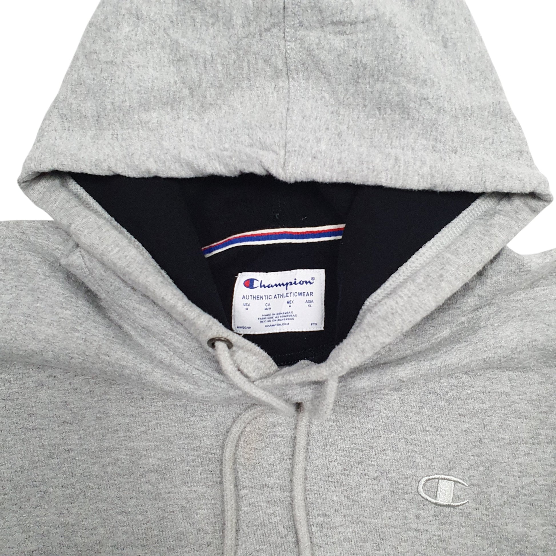 Mens Grey Champion  Hoodie Jumper