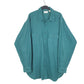 Mens Green L.L.Bean Vintage Chamois Overshirt Made In USA Long Sleeve Shirt