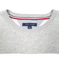 Mens Grey Tommy Hilfiger Spellout Crewneck Jumper