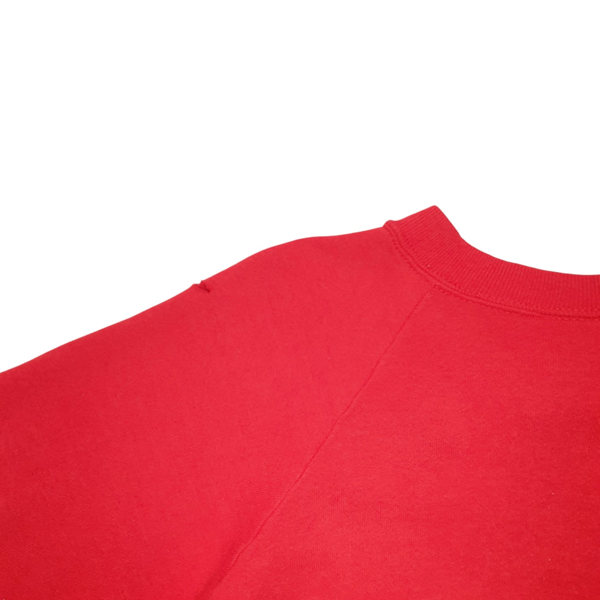 Mens Red Fruit Of The Loom Made In USA Vintage 90's carousel creations Crewneck Jumper