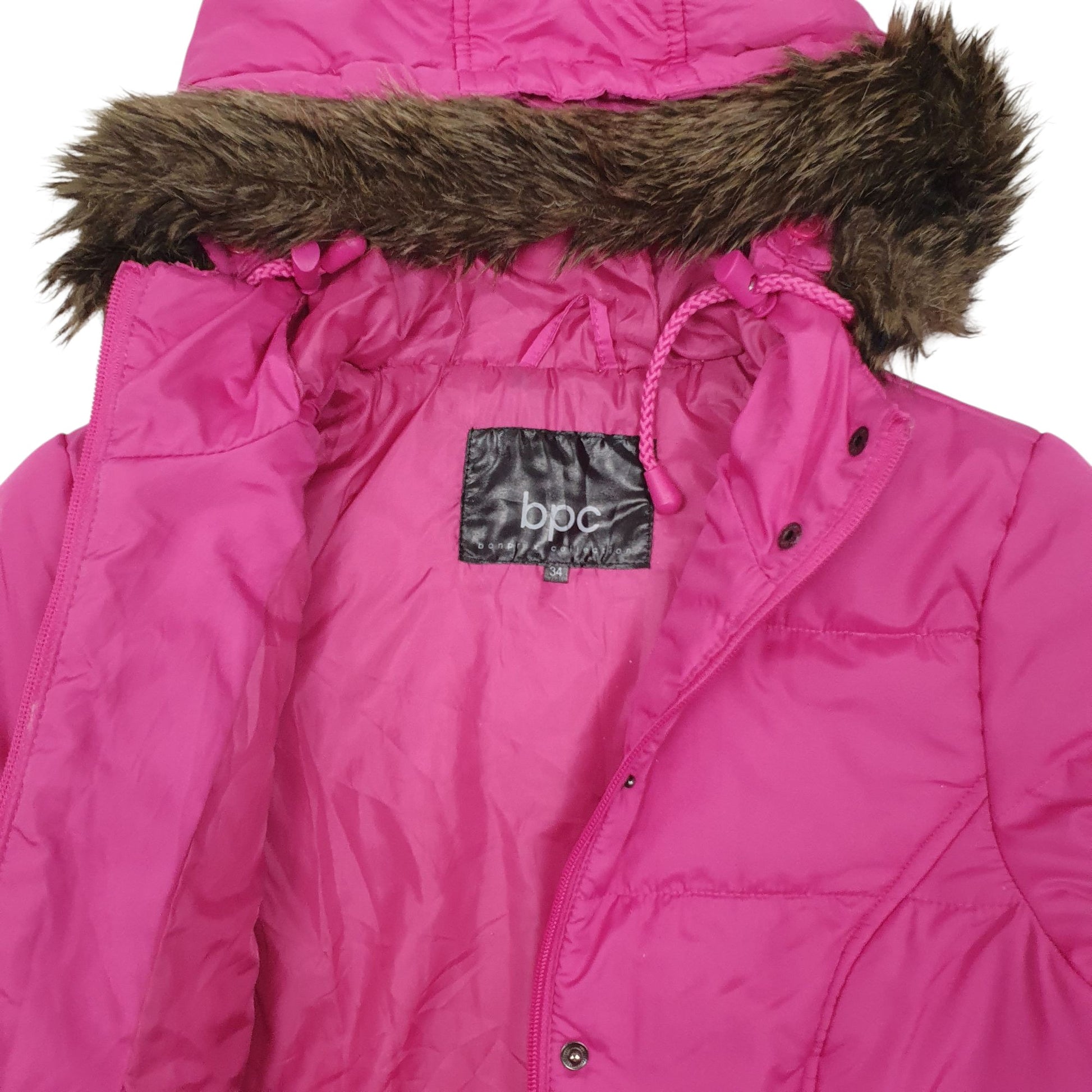 Womens Pink BPC  Crewneck Coat