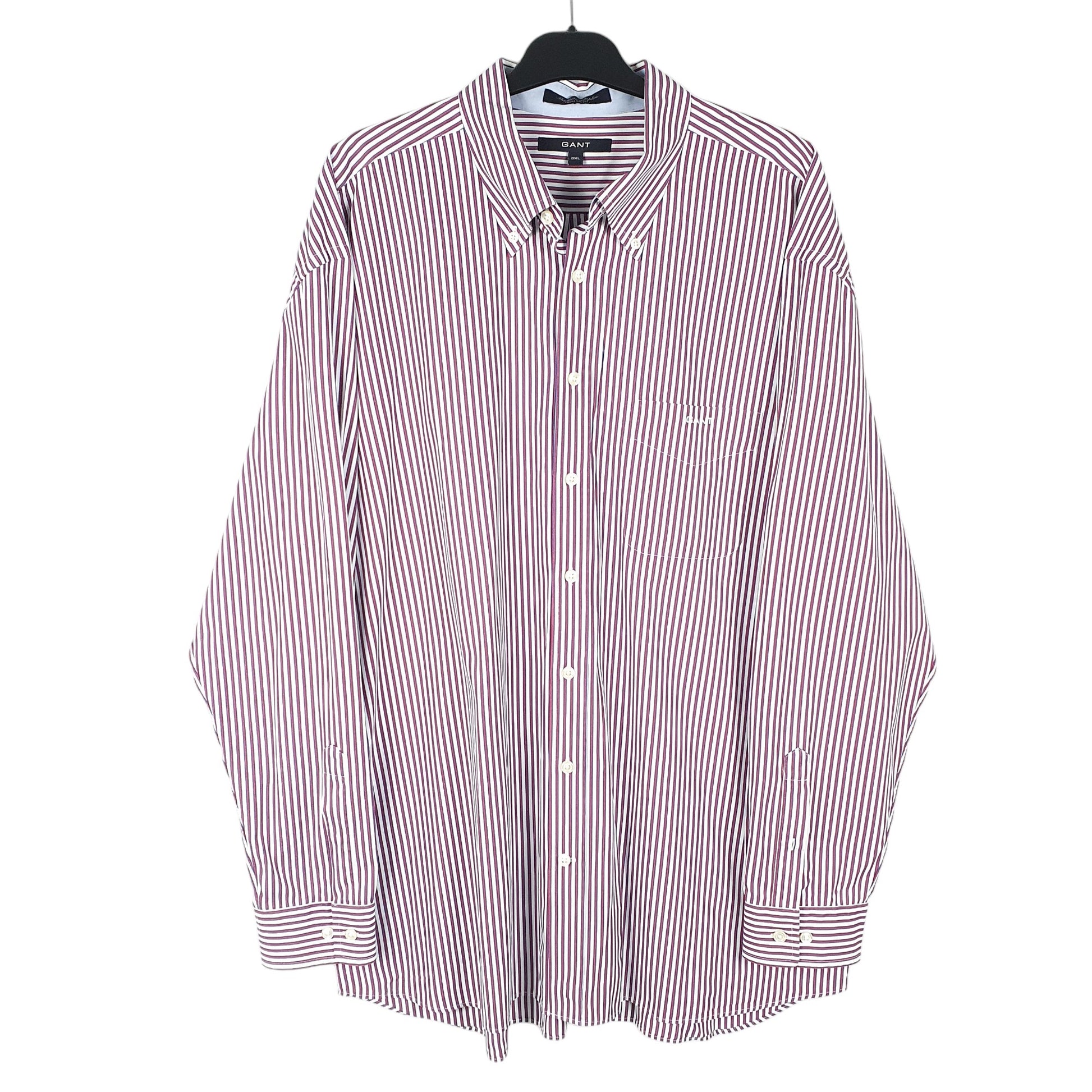 Mens White Gant Madison Poplin Long Sleeve Shirt