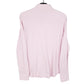 Womens Pink Ralph Lauren Knit Oxford Long Sleeve Shirt