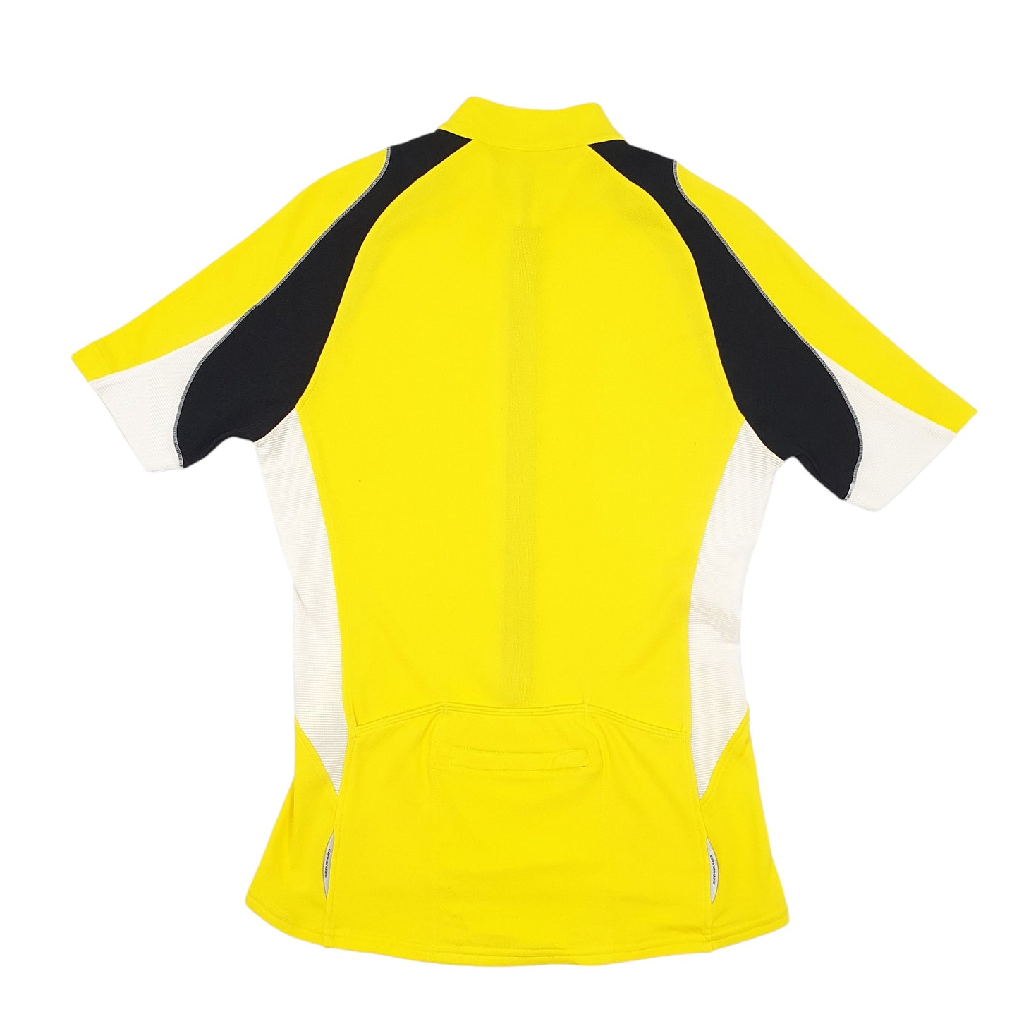 Womens Yellow Cannondale Cycling Jersey Short Sleeve T Shirt