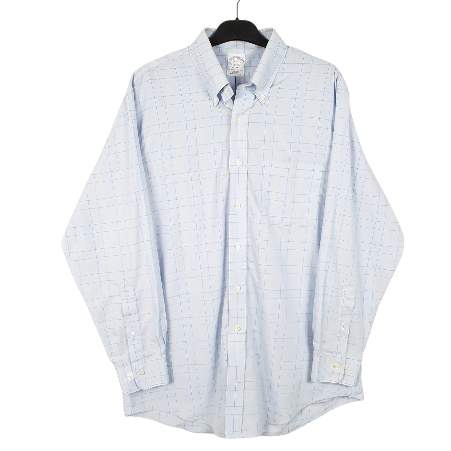 Mens Blue Brooks Brothers Regent Long Sleeve Shirt