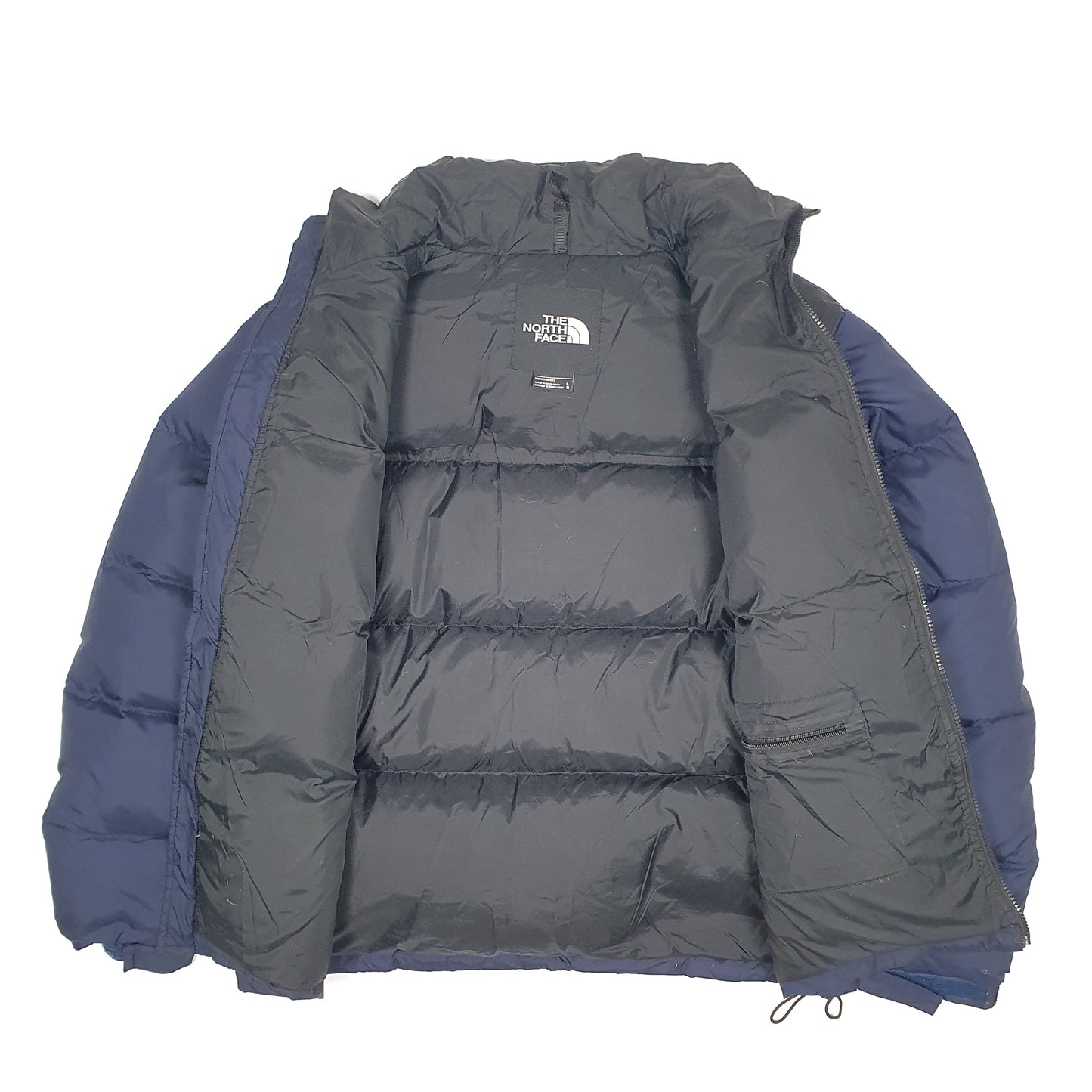 Mens Navy The North Face Nuptse 700  Coat
