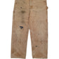 Mens Tan Carhartt R06 Duck Bib Overalls Dungaree Trousers