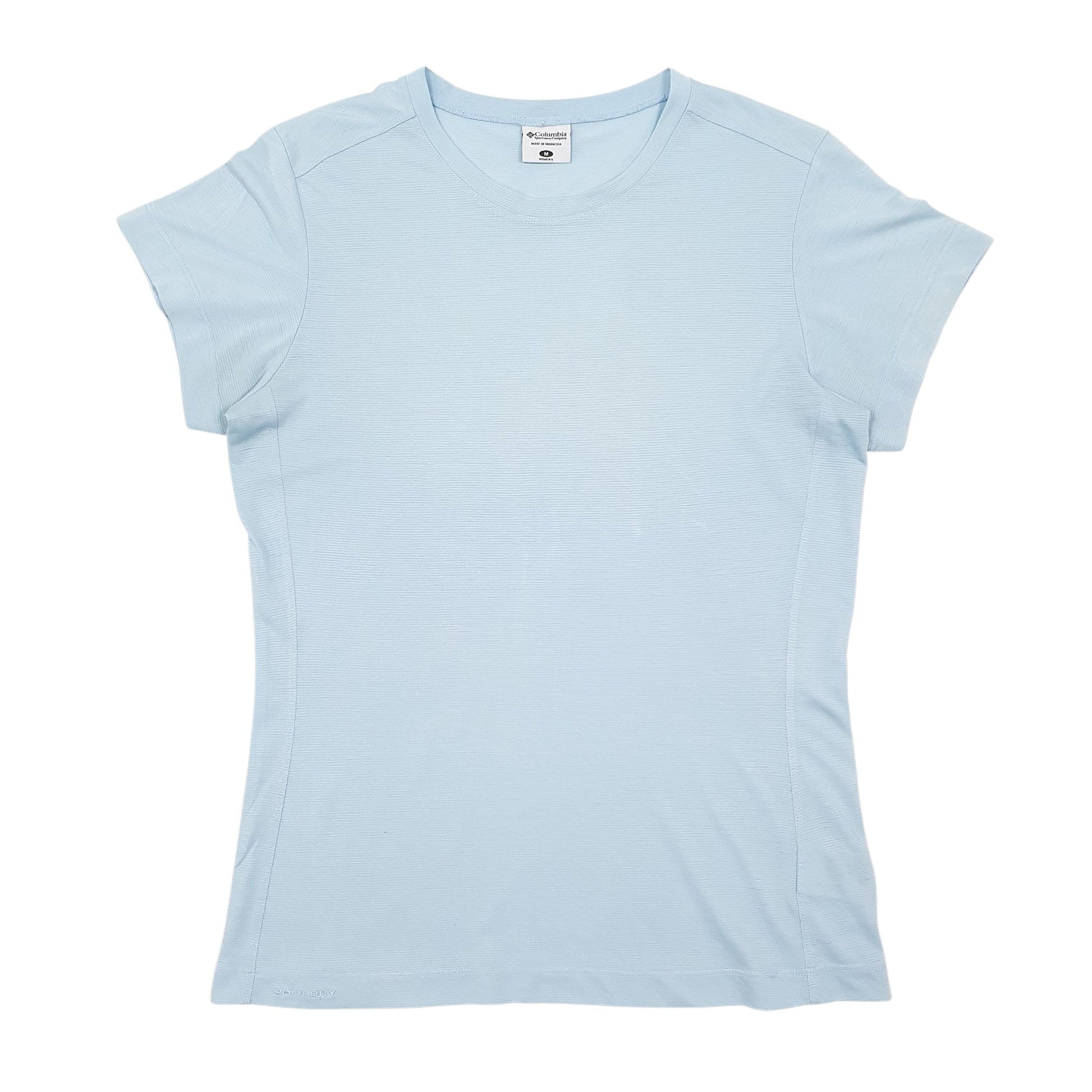 Womens Blu Columbia Active Wear Short Sleeve T Shirt