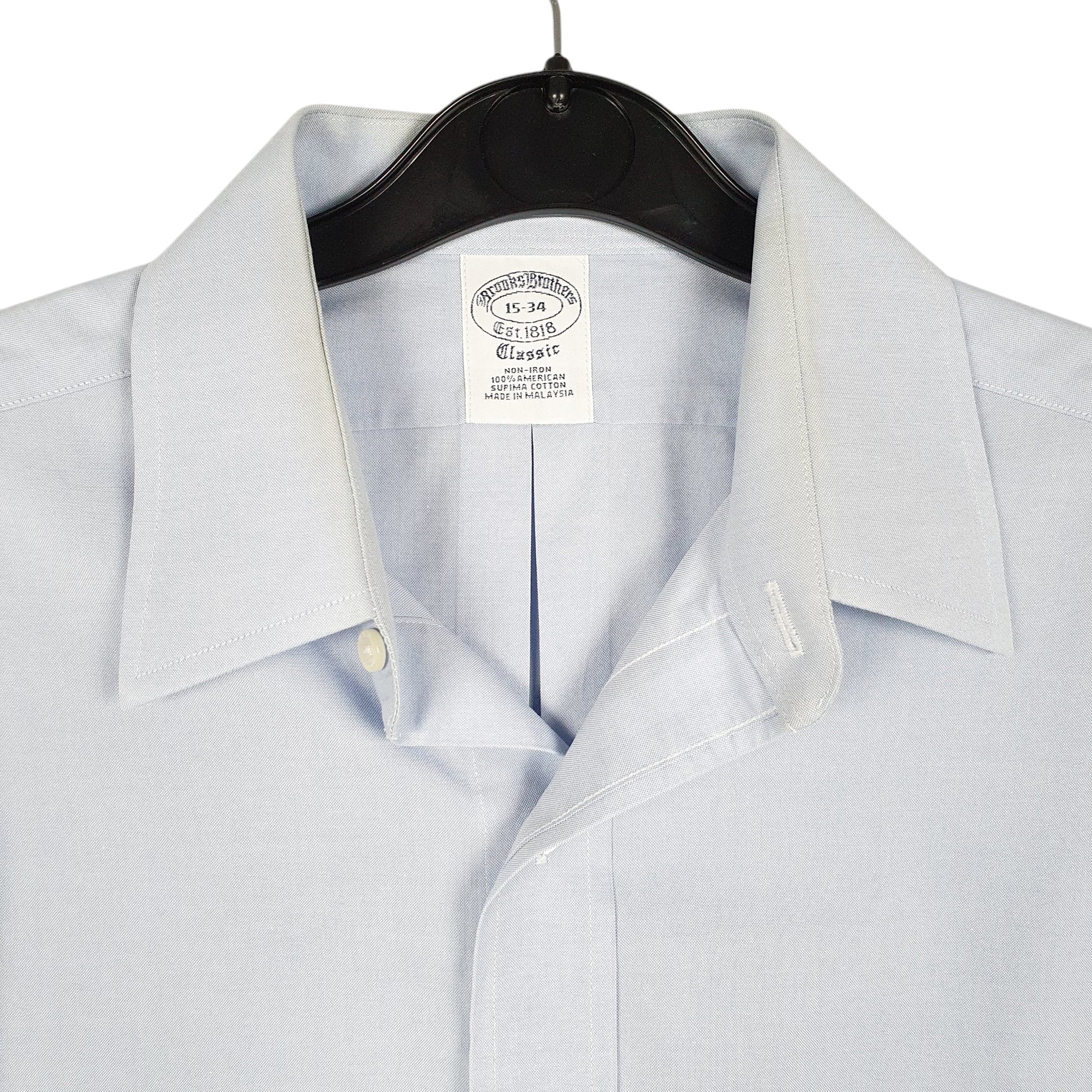 Mens Blue Brooks Brothers  Long Sleeve Shirt