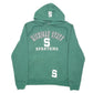Mens Green J.America Michigan State Spartans Football Spellout Hoodie Jumper
