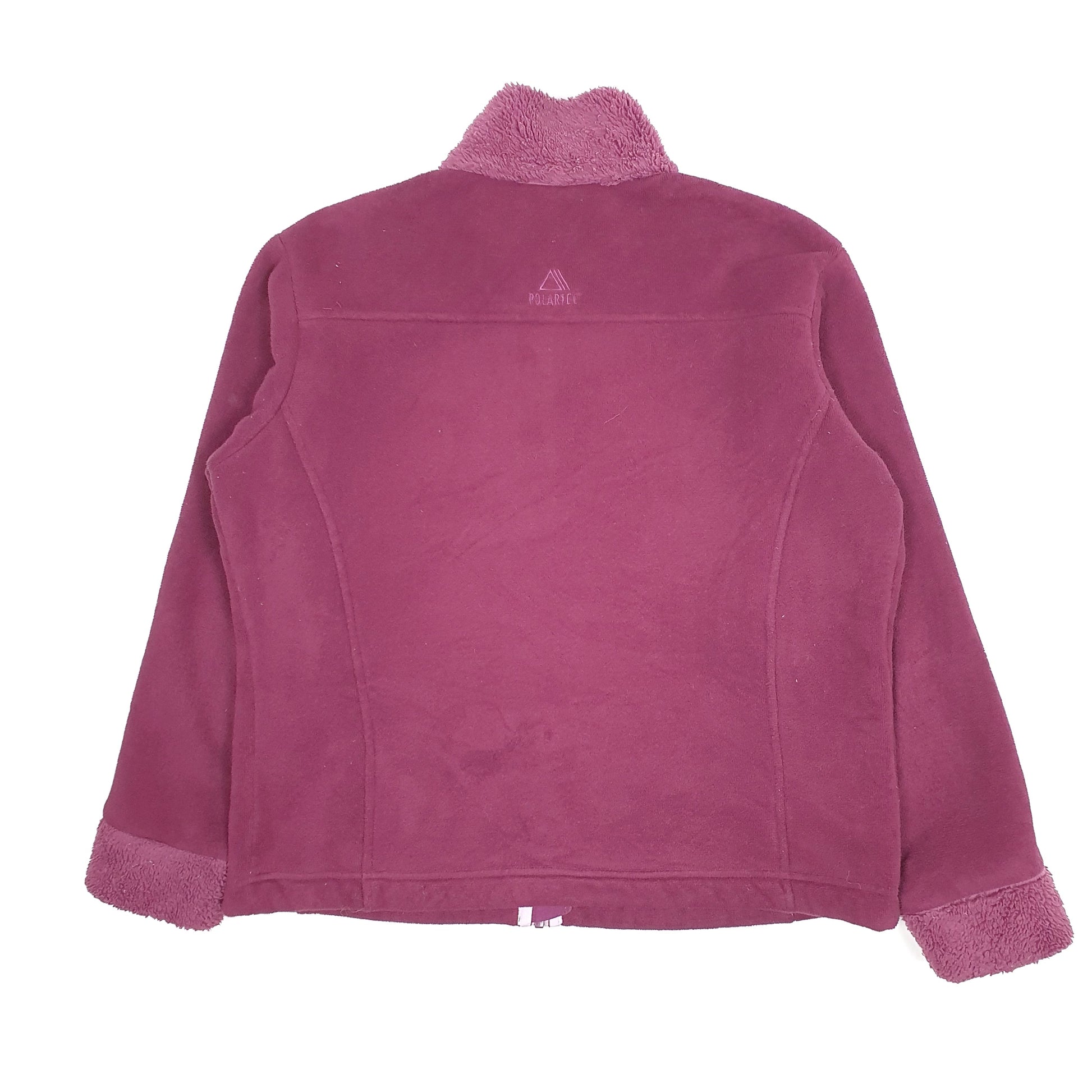 Womens Burgundy Patagonia Synchilla Windzone Full Zip Jumper