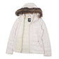 Womens Cream The North Face Parka Fur Hood  Coat