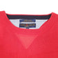 Mens Red Tommy Hilfiger Vintage Golf Sweater 90s Crewneck Jumper