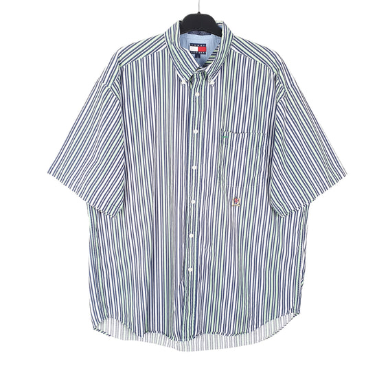 Mens Blue Tommy Hilfiger  Short Sleeve Shirt