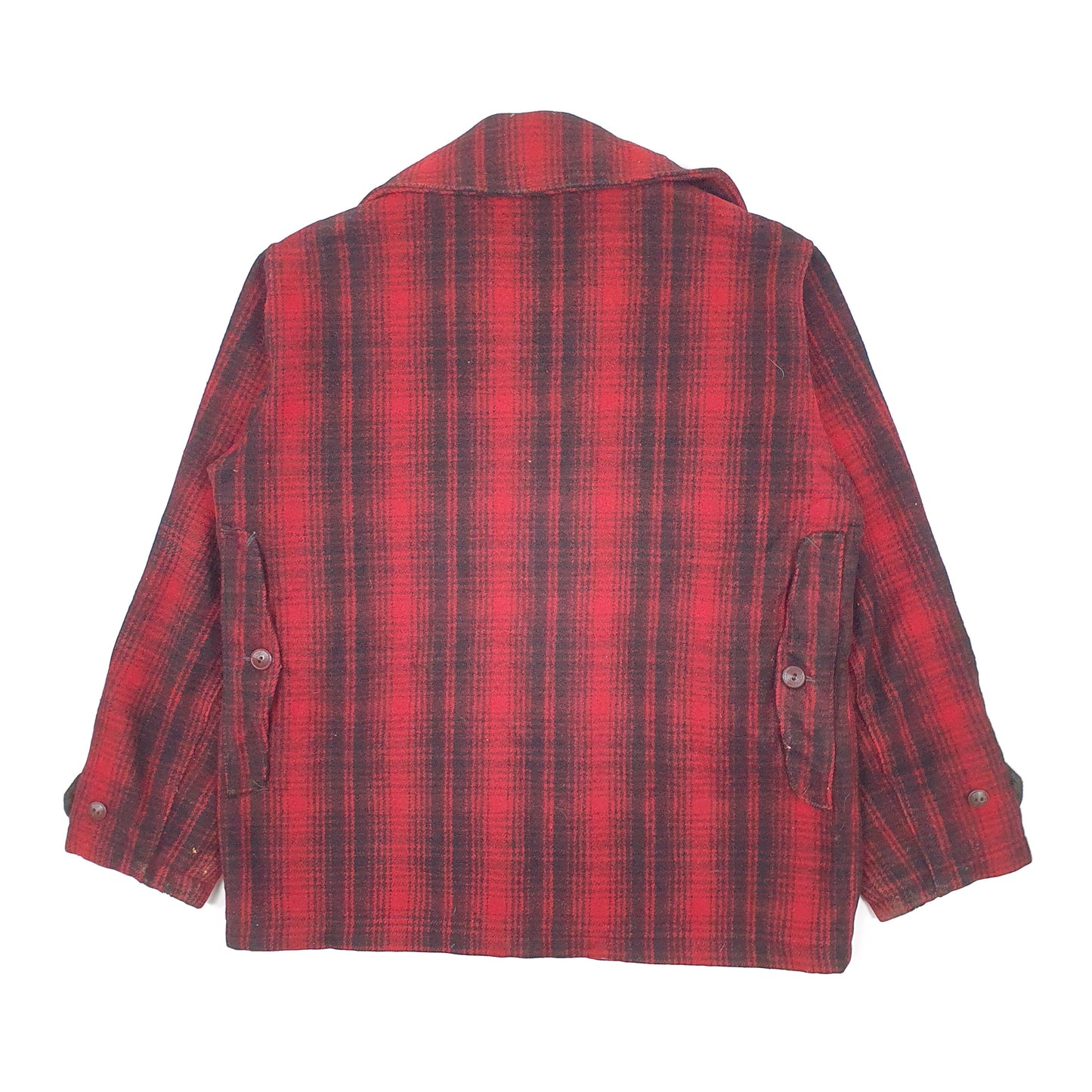 Mens Red Woolrich 503 Vintage 1950s Mackinaw Hunting  Coat