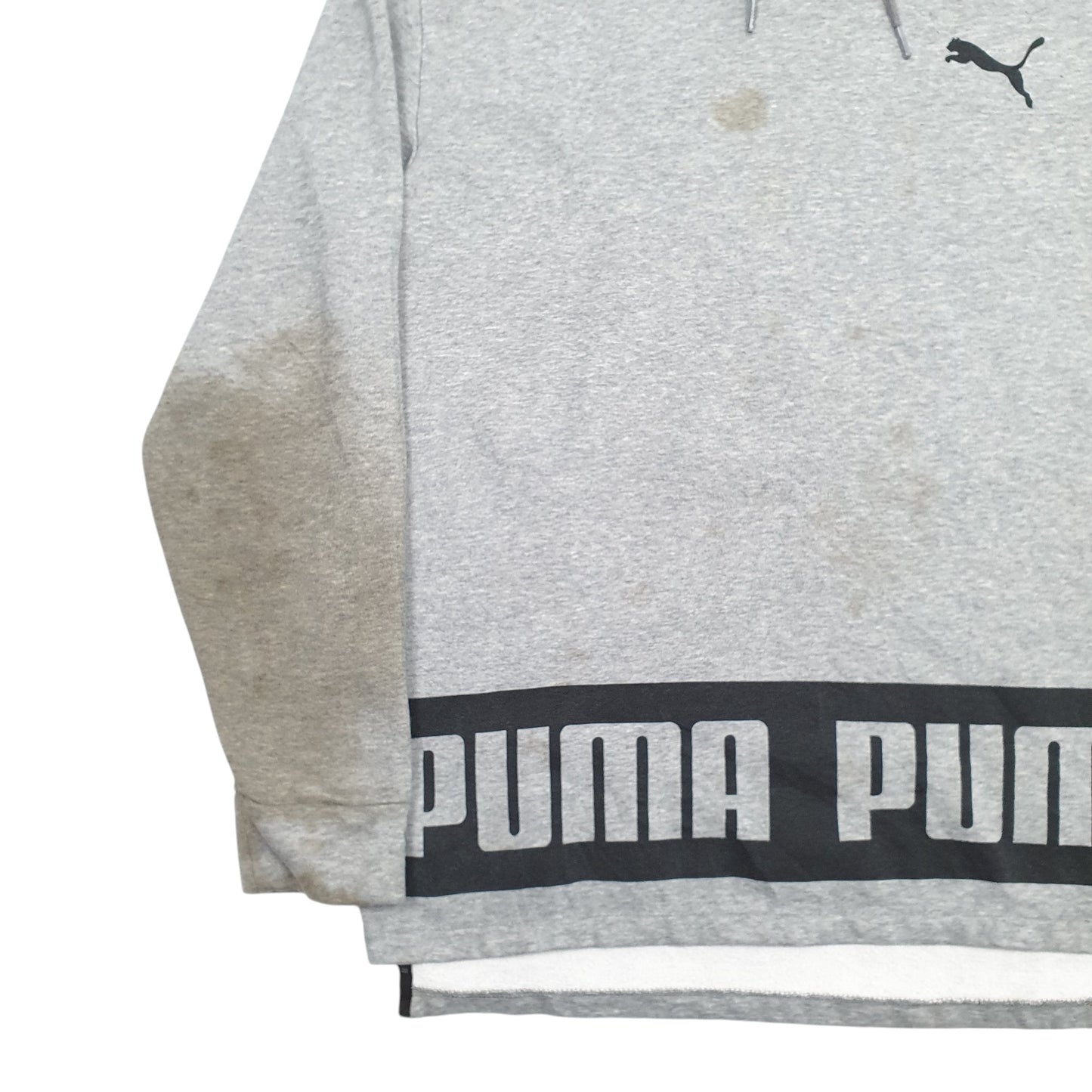 Mens Grey Puma  Crewneck Jumper
