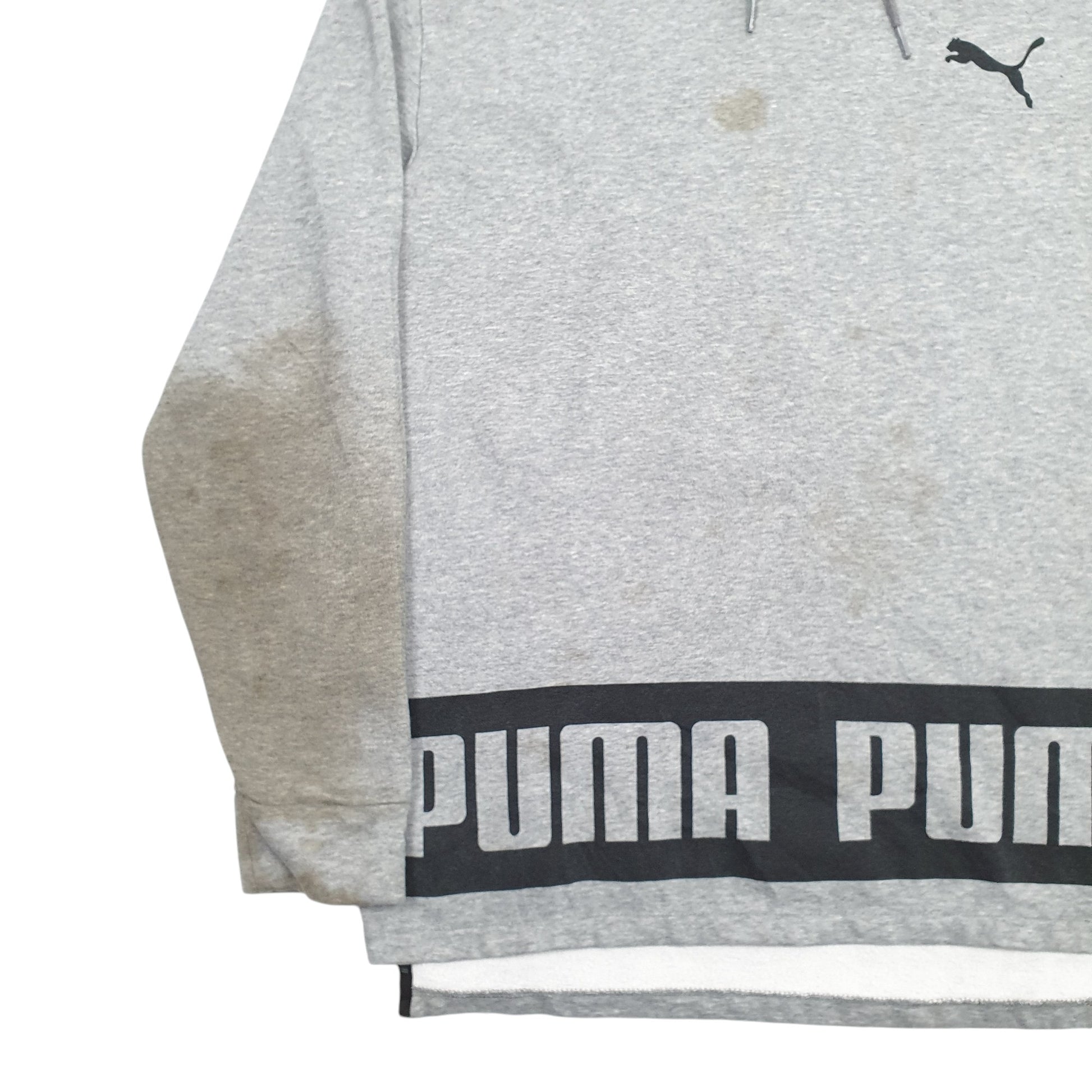 Mens Grey Puma  Crewneck Jumper