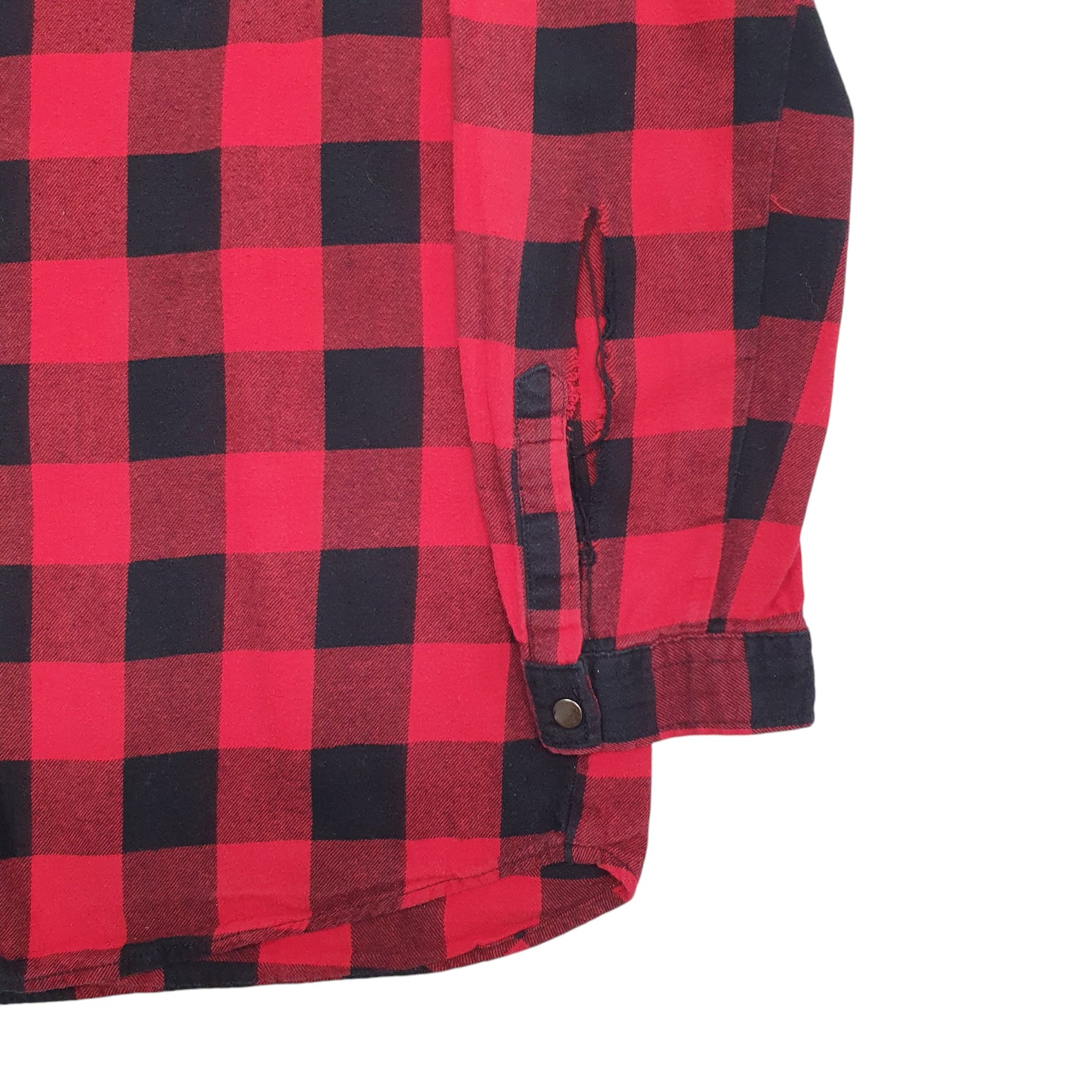 Mens Red Cool Cat  Long Sleeve Shirt
