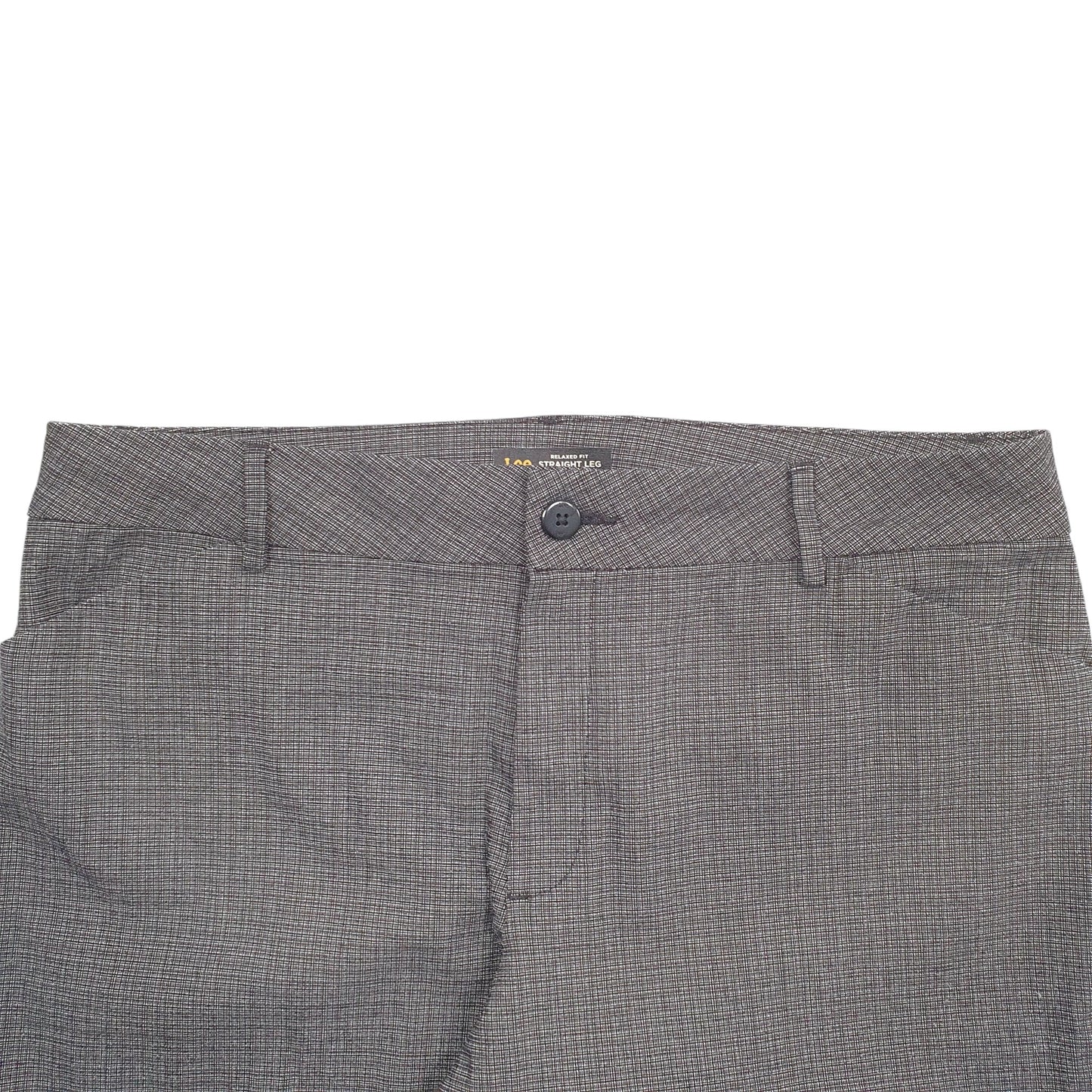 Womens Grey Lee Mid Rise Stretch Fit Chino Trousers