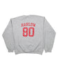 Mens Grey Gildan Harlow 80 Crewneck Jumper