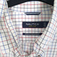 Mens White Nautica  Long Sleeve Shirt