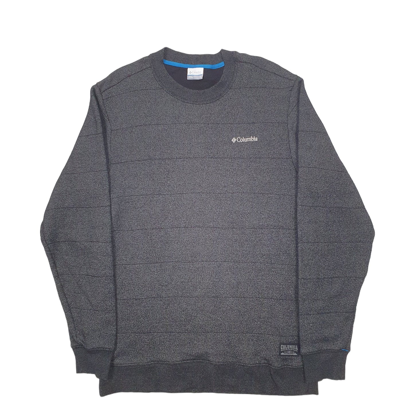 Mens Grey Columbia  Crewneck Jumper