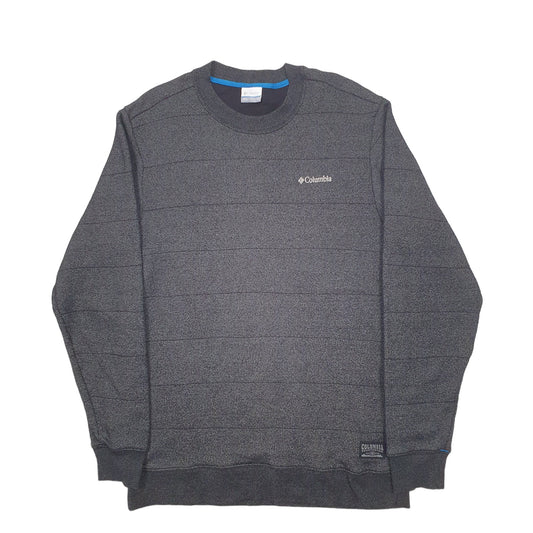 Mens Grey Columbia  Crewneck Jumper