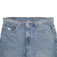 Mens Blue Levis Denim Jeans Jorts 511 Cut-off Denim Shorts