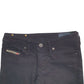 Womens Black Diesel Distressed Lowky JeansW25 L32