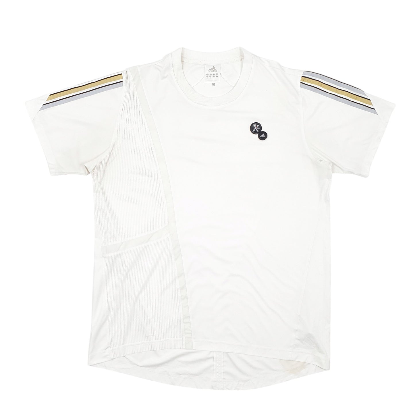 Mens White Adidas  Short Sleeve T Shirt