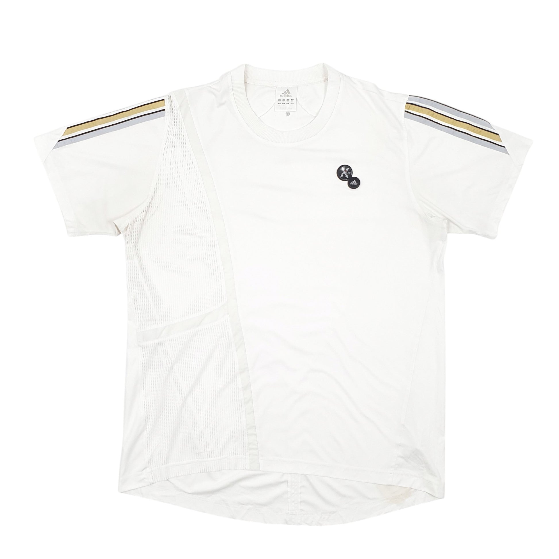 Mens White Adidas  Short Sleeve T Shirt